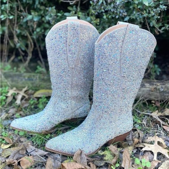 Rhinestone Cowboy Boots Nashville Bash Mid Calf - Picture 2 of 9